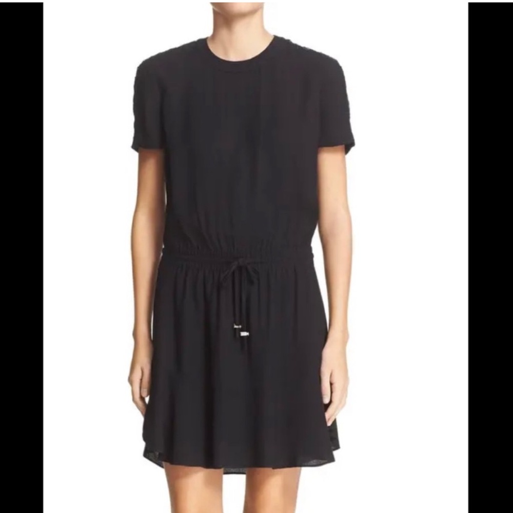 A.L.C Reeves Black Lace Trim Dress